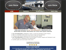 Tablet Screenshot of lextechautomotivellc.com